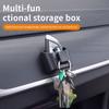 Car Dashboard Key Storage Box Reusable Back Adhesive Organizer Box Anti-Slip Dashboard Organizer Car Stowing Tidying Accessorie