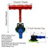 Hand-held Design Car Dent Repair Aluminum Handle Dent Puller Suction Cup Tool  Auto Body Repair