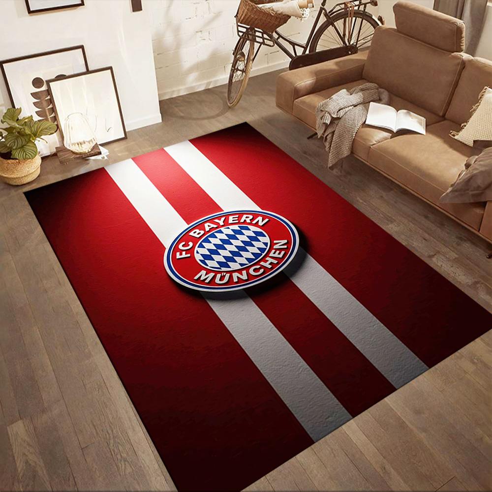 Bayern Munich Carpet Perfect for Bedrooms Kitchen Living Rooms Dormitory Antislip Carpet Decorate Offices Gift for Festivals