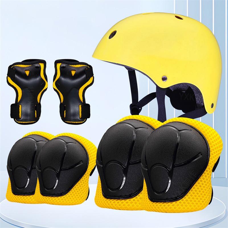 Child protective equipment helmet elbow knee pads for girls aged 3 4 5 6 7 8 9 10 11 12 year boy Suitable for roller skating and skiing