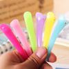 5pcs Korean Version of Cute Candy-colored Jelly Hairpin, Bangs Edge Clip, Crocodile Clip, One-word Clip, Duck Bill Clip, Pointed Mouth Clip.