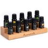 Gift Natural Essential Oils Set Wooden Stand - Premium