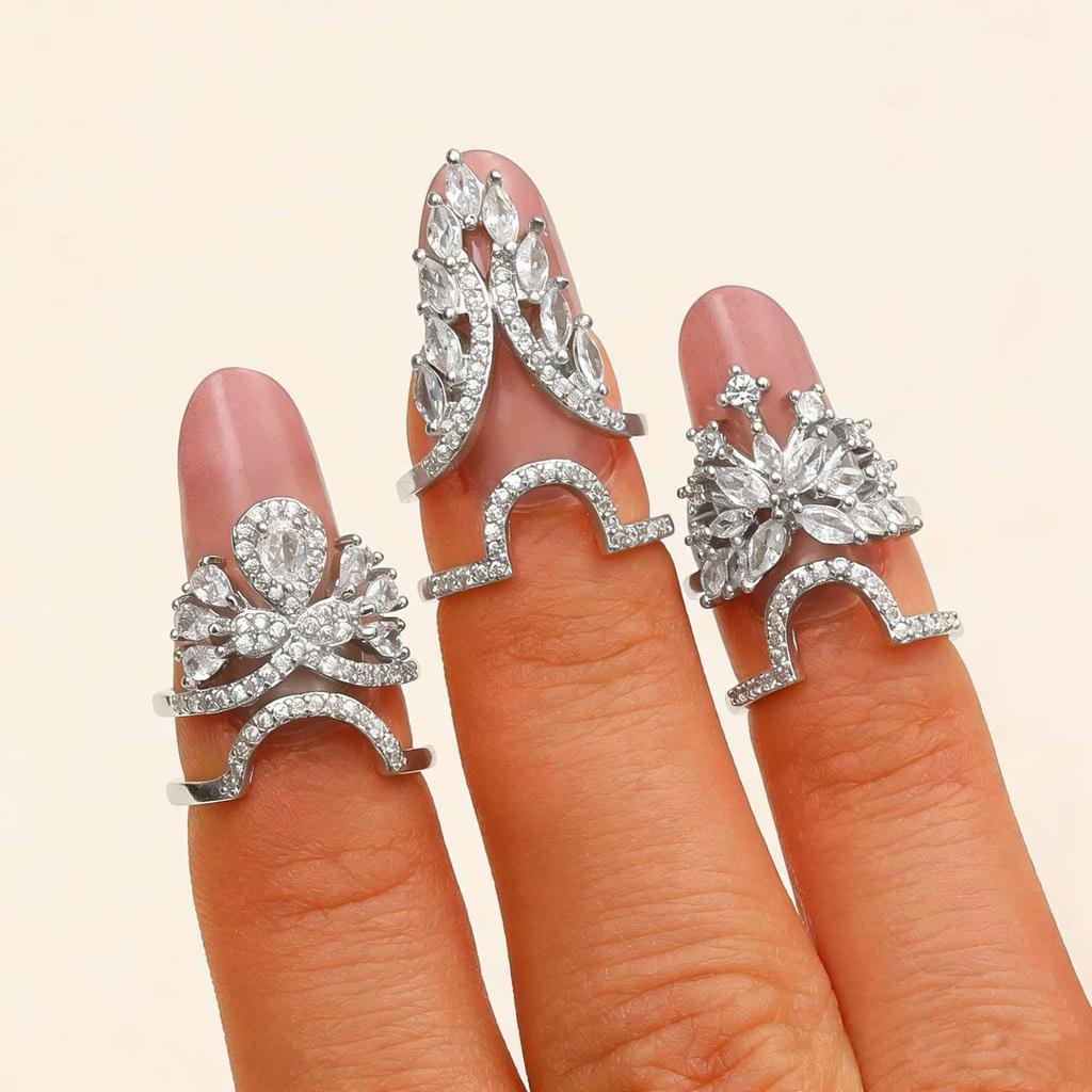 Fashion  Nail Rings For Women's Jewelry