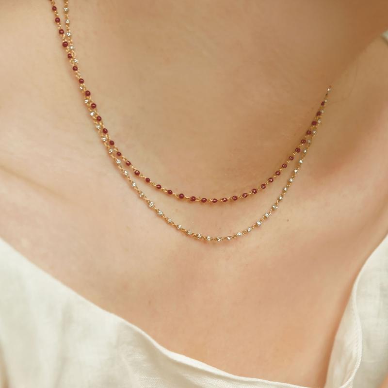 Agatha Aijiasha classic beading series, retro small beads, French light luxury, ins style, versatile, celebrity trend, graduation 02680922-473-TU