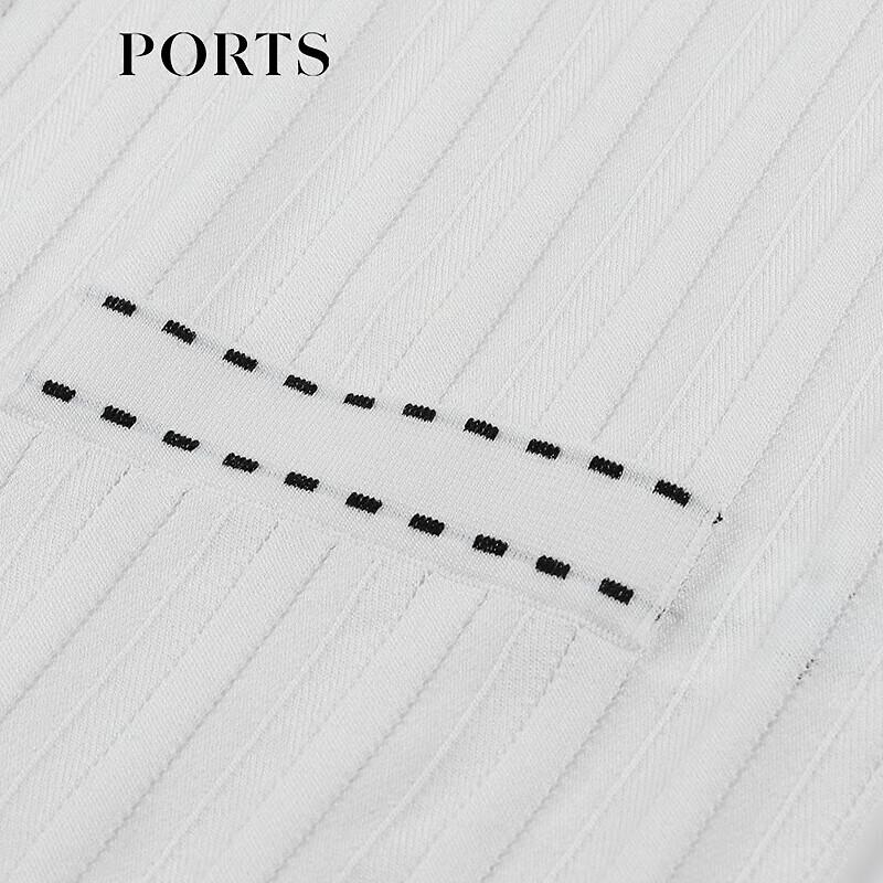 PORTS Women's 2025 Spring/Summer Contrast Edge Knit Cardigan