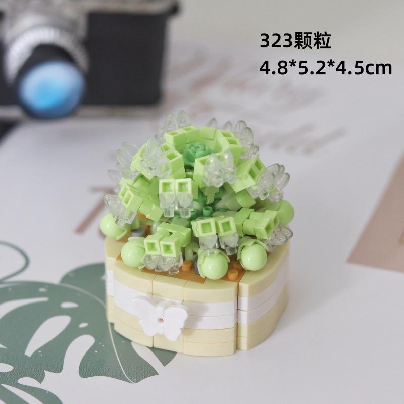 Bloc de construcție Floare pentru Copii de la 6 la 10 Ani Cărămizi Jucării Educaționale Mini Jucării de Construit pentru Copii Fată de la 5 la 7 Ani Jocuri