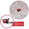 Einhell professional elagueuse sans fil fortexxa 18/20 th solo pxc (18v, 3800 tr/min) livré sans batterie ni chargeur