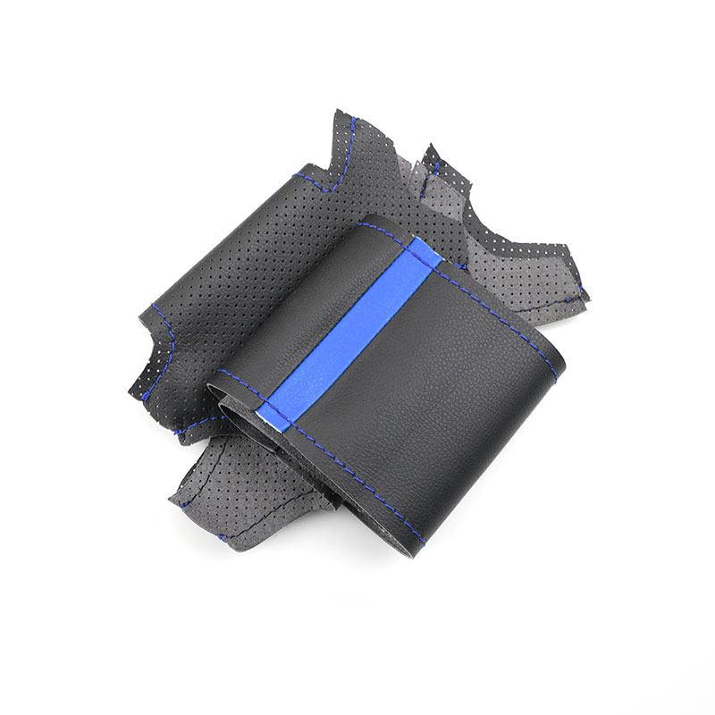 Car Interior Steering Wheel Microfiber Perforated Leather Cover Accessories For Citroen C4 C4L 2011 2012 2013 2014 2015 DS4