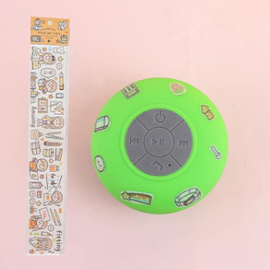 BTS-06 Kabelloser Lautsprecher HiFi Freisprechen IPX4 Wasserdicht Bluetooth-kompatibel Mini Wandmontage-Lautsprecher für Zuhause