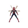 Spiderman Figur Legends Avengers Iron Spider Actionfigur 17 cm PVC mit Licht Spiderman Puppe Figur Kindergeschenk