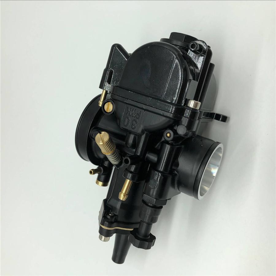30mm Carburetor For Dirt Bike PWK Racing Flat Side Carb Scooter ATV Go Kart Pit