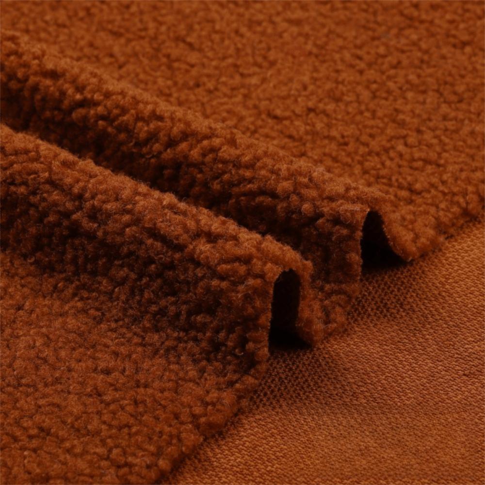 160x100cm Faux Lamb Wool Fabric Thicken Warm Coral Fleece Fabric Clothing Apparel Sewing Lining Materials