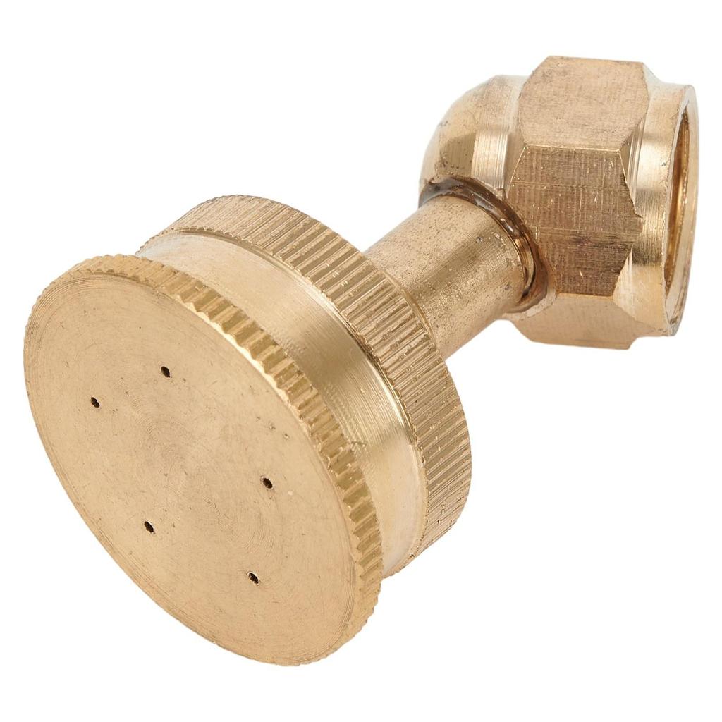 Adjustable 5 Hole Garden Sprinkler Brass Sprayer Nozzle Easy Installation