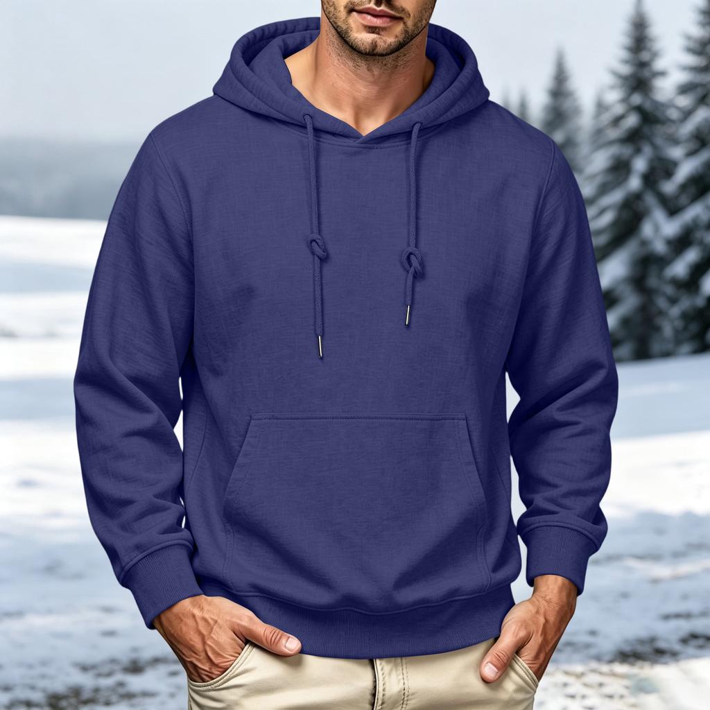 Herren Pullover Hoodie mit Farbe Vielseitig Lässig Alltagsbekleidung