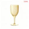Lightweight Reusable PS Champagne Glasses 170/220ml Shatterproof Cocktail Goblets for Corporate Cocktail Party Event Supplies