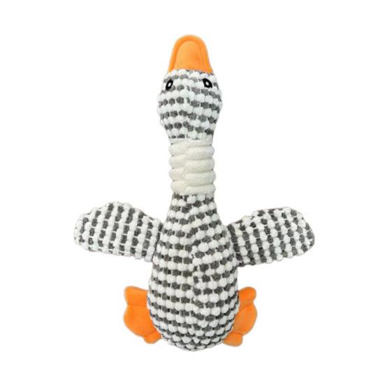 Dog Teething Toy Wild Goose Chew Toy Mental Stimulation Dog Toy Tough Fabric Puppy Teething Relief Toy