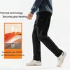 Li Ning Fitness Series Solid Color Mid Waist Comfortable Breathable Versatile Straight Leg Sports Pants Men bottoms Graphite-Gray AYKU525-2