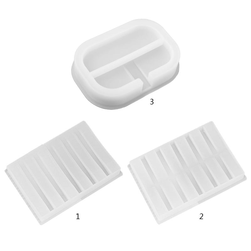 Soap Tray Casting Mould Soap Holder UV Resin Mold Handmade Soap Box Silicone Mold Soap Dish Epoxy DIY Crafts Resin Mold