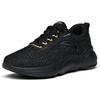 Anta Cushioning Slip Resistant Abrasion Resistant Low Top Running Shoes Men's Black 112145532-2
