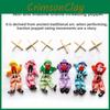Kinder Clowns Marionette Schattenspielfigur Handwerk Holzspielzeug Kindergeschenk Niedlich