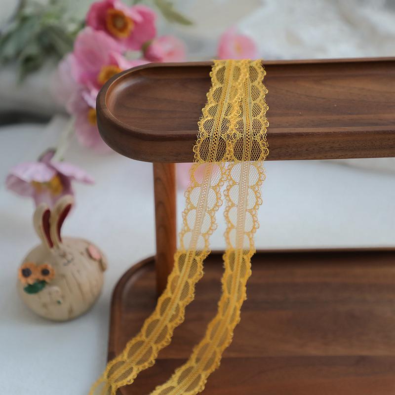 Colorful Polyester Lace Trim for DIY Doll Dress & Lolita Accessories