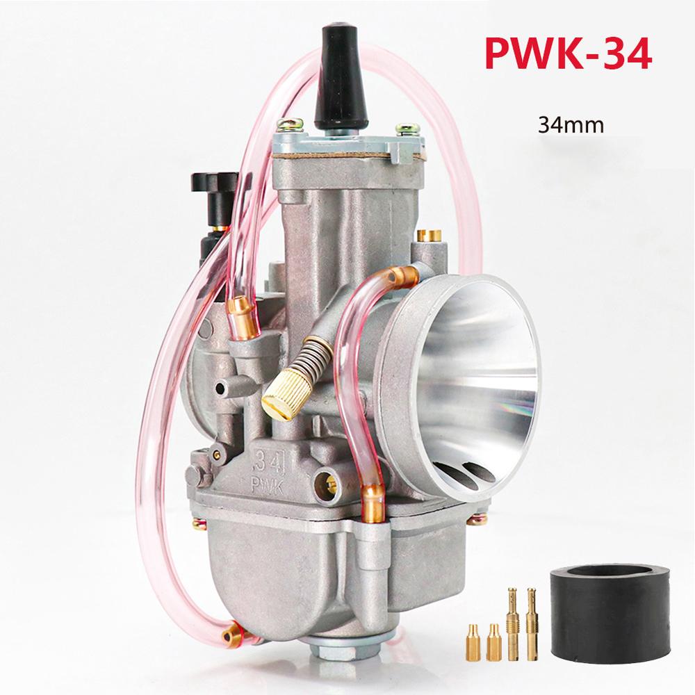 2T 4T Universal Keihin Koso Oko Motorcycle PWK Carburetor 21 24 26 28 30 32 34mm With Power Jet For Racing Motor