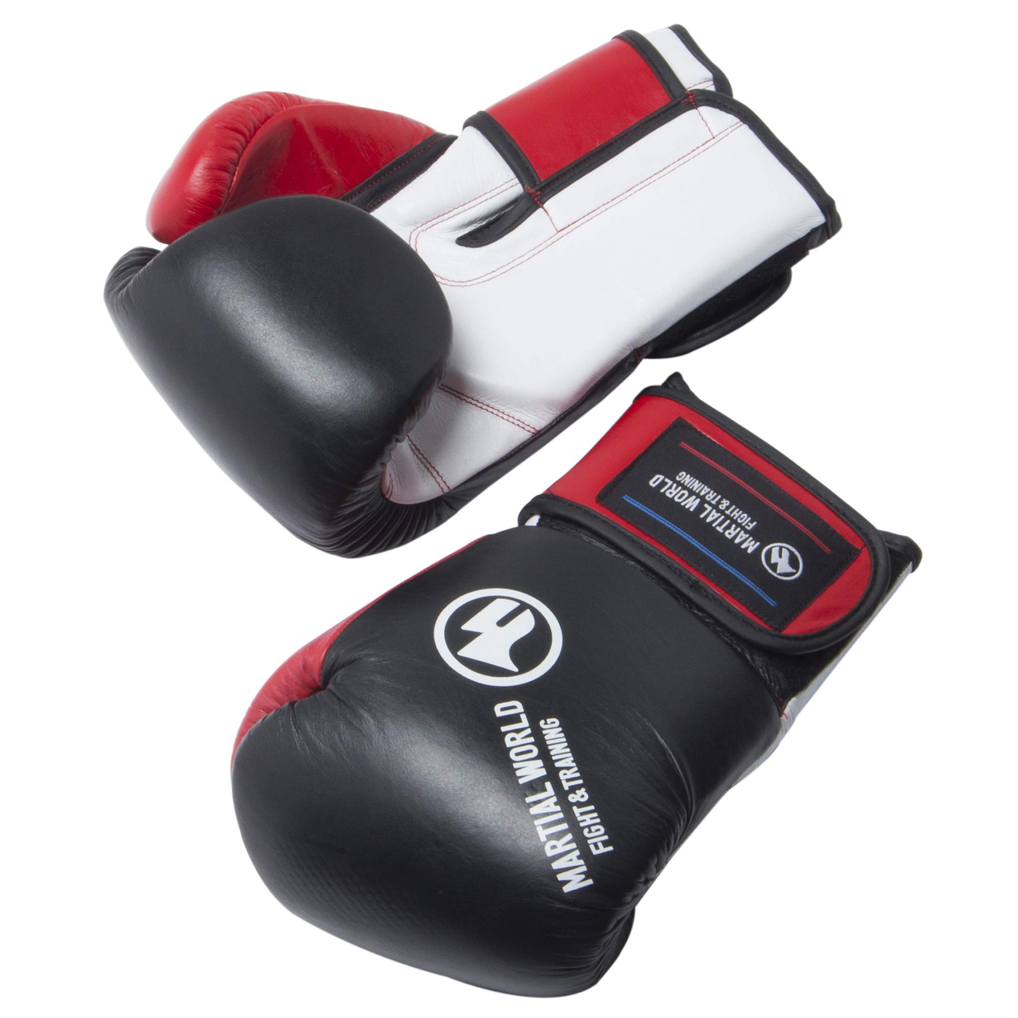 

MARTIAL WORLD Basic Boxing Gloves BG12-08-RDBK Red and Black 8oz