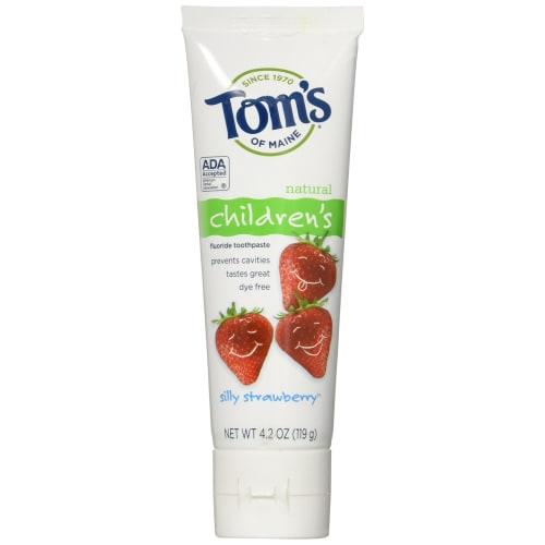 Toms of Maine Silly Strawberry Toothpaste 85ml (Ships Directly from Overseas)