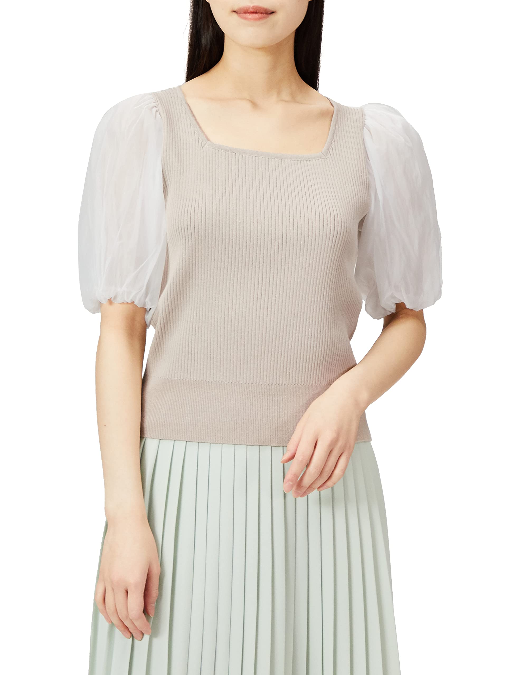 

[Jill by Jill Stuart] Volume Sheer Knit