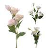 Umělá květina Eustoma Falešná hedvábná květinová větev s dlouhou stopkou Falešná květina