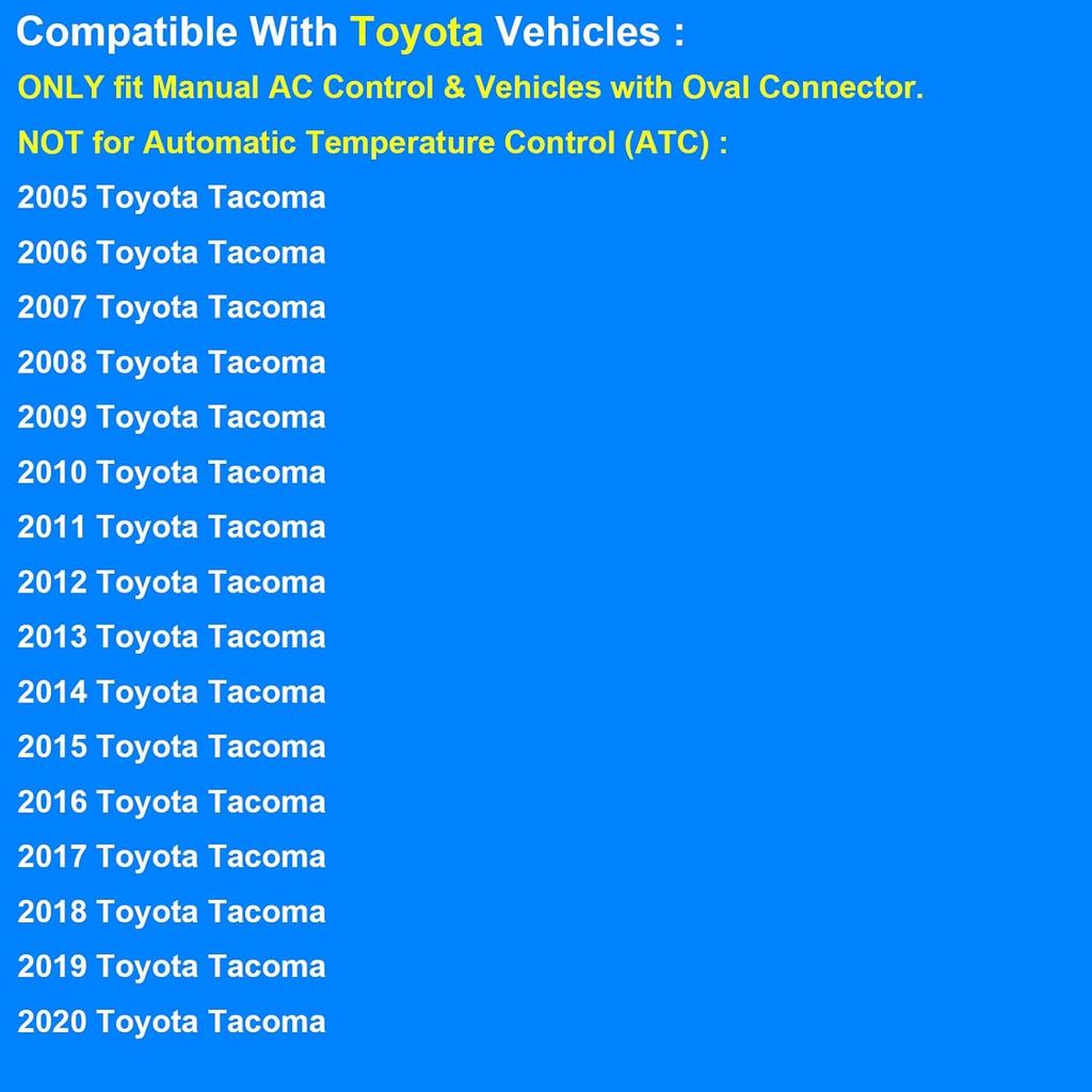 Allmotorparts HVAC Fan Blower Motor Resistor Kit With Wire Harness 973-582, 87138-04052, 8713804052, RU746, RU1435 Compatible With Toyota - 2005-