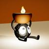 Cute Candlestick Holder Tea Light Candle Holder Briquette 3D Printed Candlestick Stand Cute Candle Holder Tealight Stand