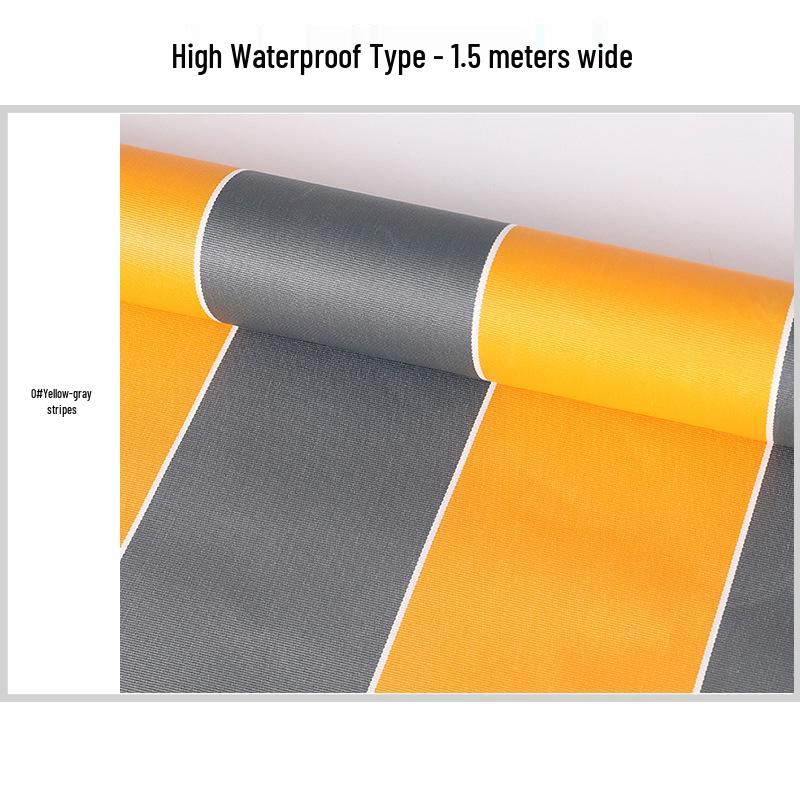 Waterproof 600D Oxford Cloth Imitation Acrylic Sun Protection Stripe Canopy Tent Fabric