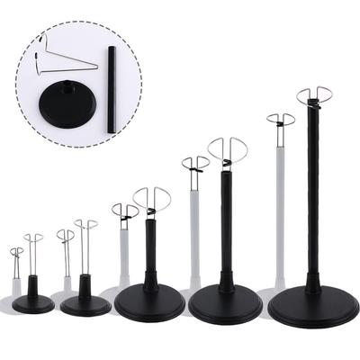 1 Pcs Doll Bracket White Black Doll Dummy Puppet Adjustable Stand Holder Support Toy Store Display Dollhouse Accessories
