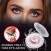 Yousheng 1 Pair Self-adhesive False Eyelashes Reusable Natural Look Wispy Fluffy Handmade Synthetic Fake Lashes Strips Women Eye Makeup Tools