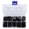 210/350/500pcs Multi-Size Nylon Washers Black White Gasket Ring Kit  Electronic Repair