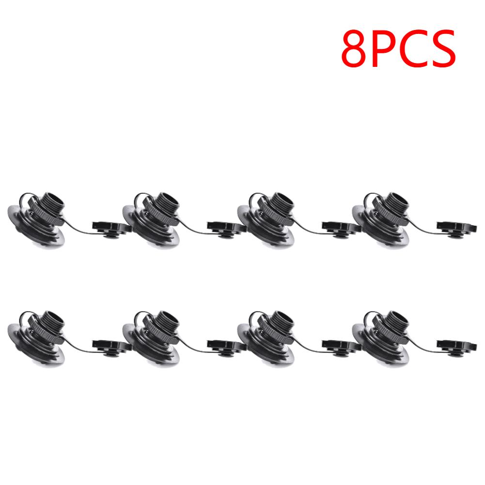 3-10PCS 2 in 1 Kayak Safety Air Valve Nozzle Caps Plug for Inflatable Boat Kayak Airbed Pump Adapter Converter Boat Accessories
