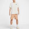 Nike Letter Print Pattern Fashionable Comfortable Casual Sports Knit Round Neck Short Sleeve Drop Shoulder T-Shirt Men Tops White HQ1202-133