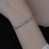 Lindon Zircon Bracelet Jewelry Geometric Bead Chain Link Bracelets Fashion Fine Wedding Gift for Girlfriend Women
