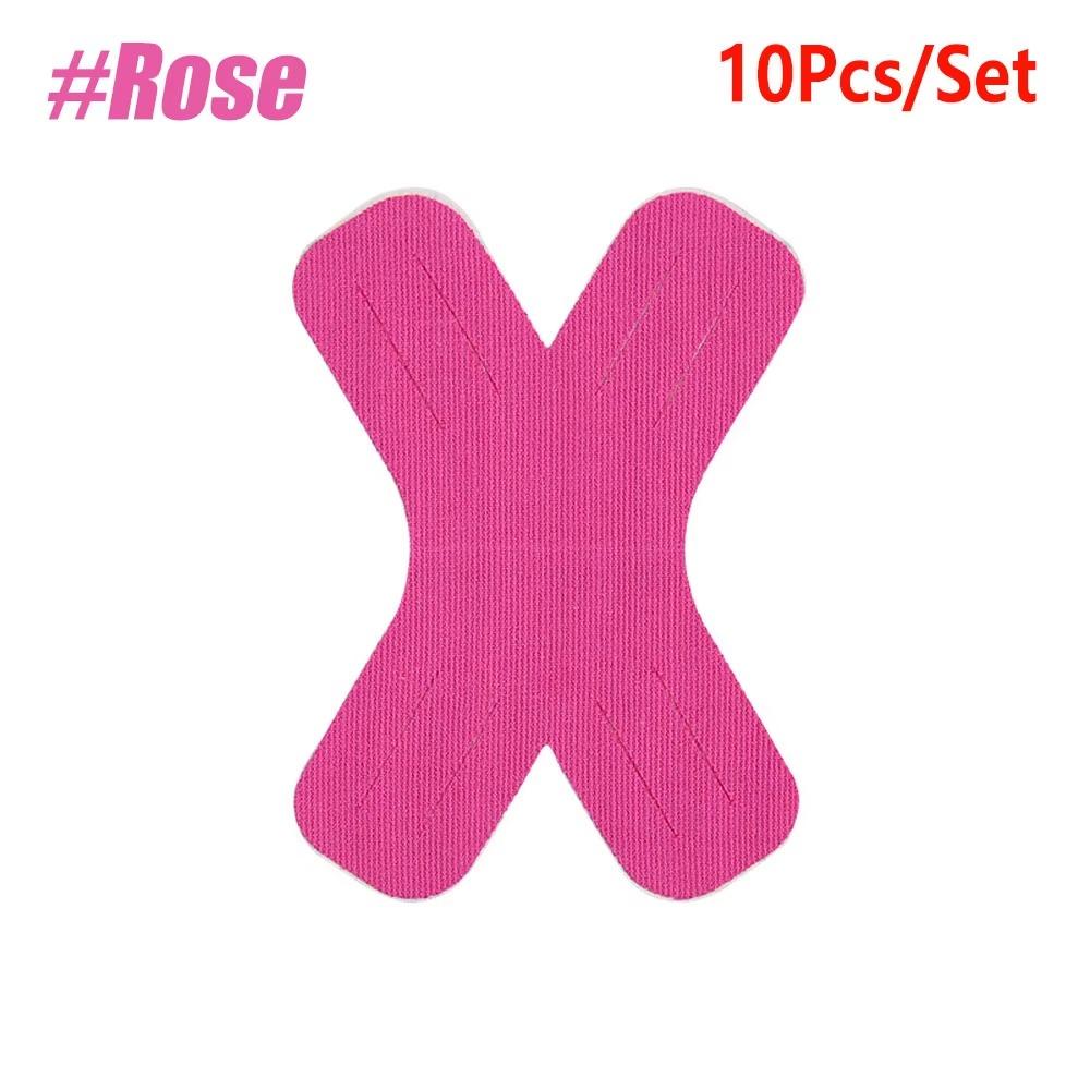 10Pcs/Set Precut Gym Kinesiology Tape Breathable Muscle Support Tape  For Gym Exercise