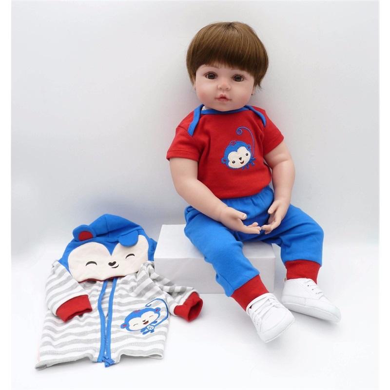 Realistic Baby Doll 48cm 60cm Lifelike Reborn Doll For Kids High Quality Simulation Doll Gift Soft Touch Perfect For Playtime And Collecting