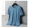 Men's Ice Silk Short-sleeved T-shirt Summer Quick-drying Clothes Men's Shirt Summer Sports Plus Size T-shirt Men