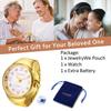 Ring Watch Women's Ring Watch Roman Analog Free Size Stainless Steel Ring Watch Simple Fashion Quartz Watch Gold Silver Fashion Accessory - Birthday