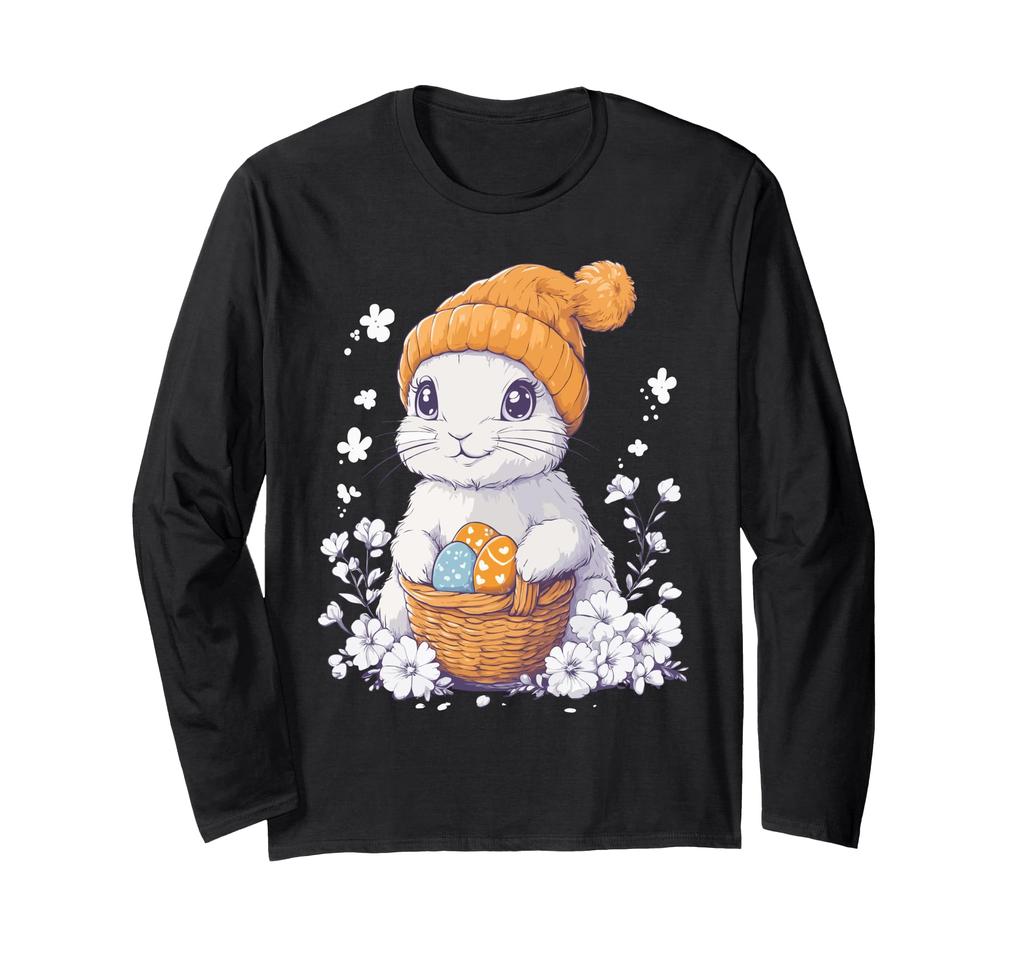 Easter Rabbit Costume Kids Girls Boys Decorative Easter Bunny Long Sleeve T-Shirt