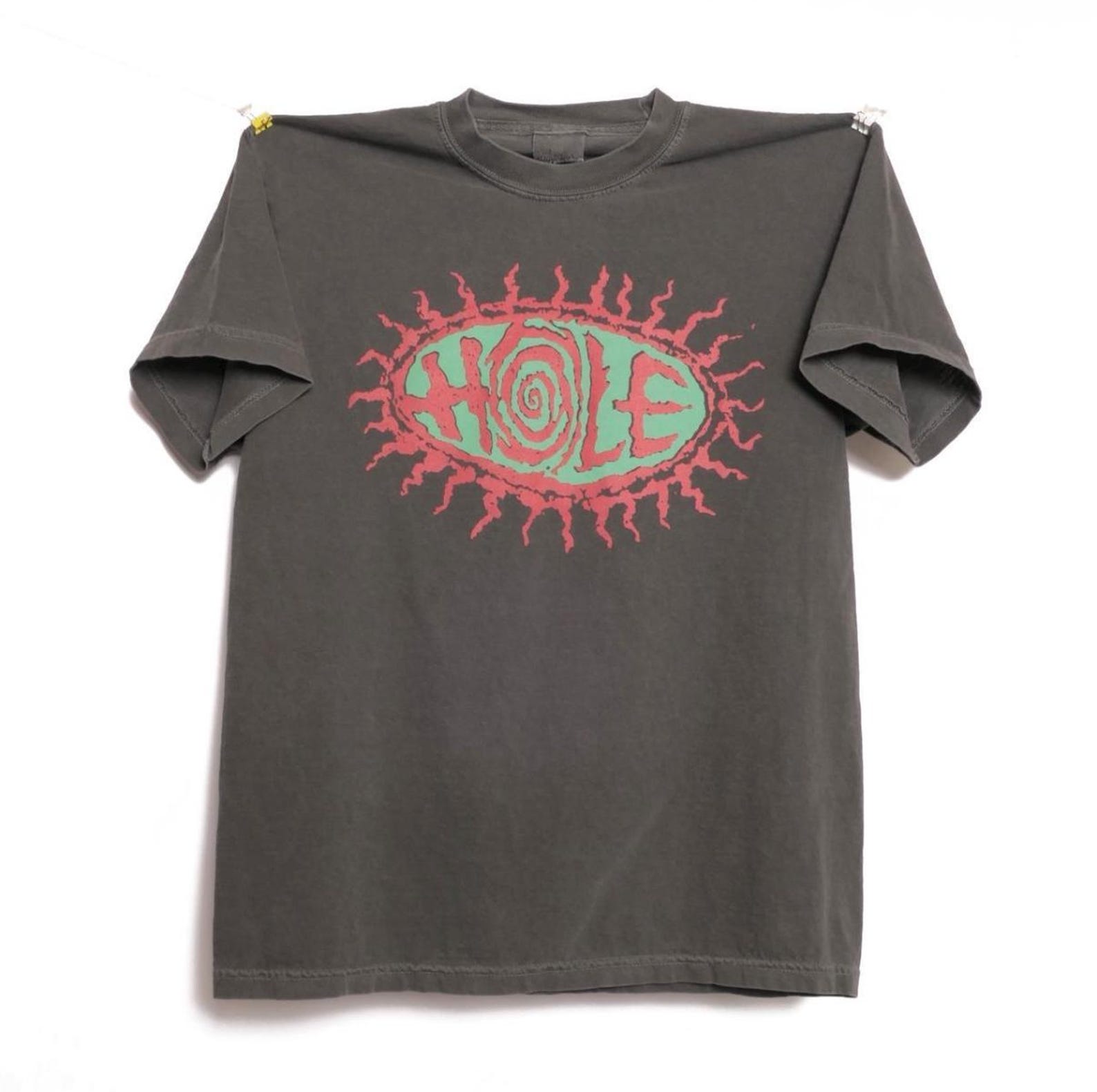 Hole Band Tee Shirt Live Through This Sun Logo Sub Pop Alternative Grunge Punk Seattle Washington Courtney Love Kurt Cobain Riot Grrl - Med XL