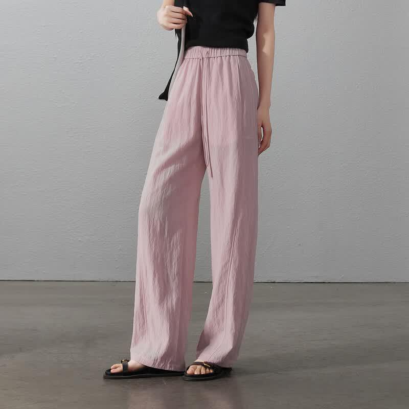 SOFSIL Women's 2026 Summer High-Waisted Loose Fit Casual Pants