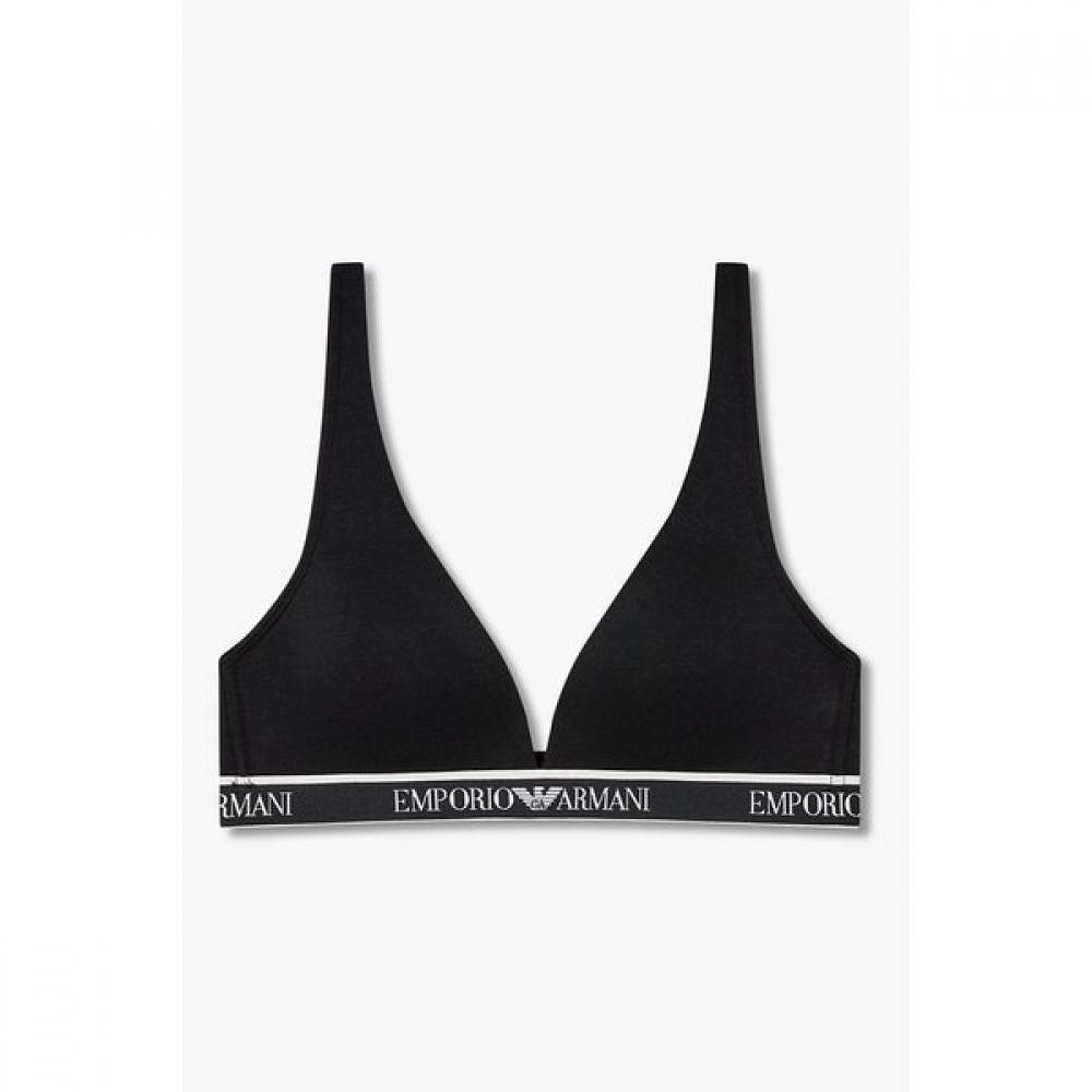 Emporio Armani Женский мягкий бралетт Бюстгальтер Повторяющийся логотип  0825381515 S(70~75)