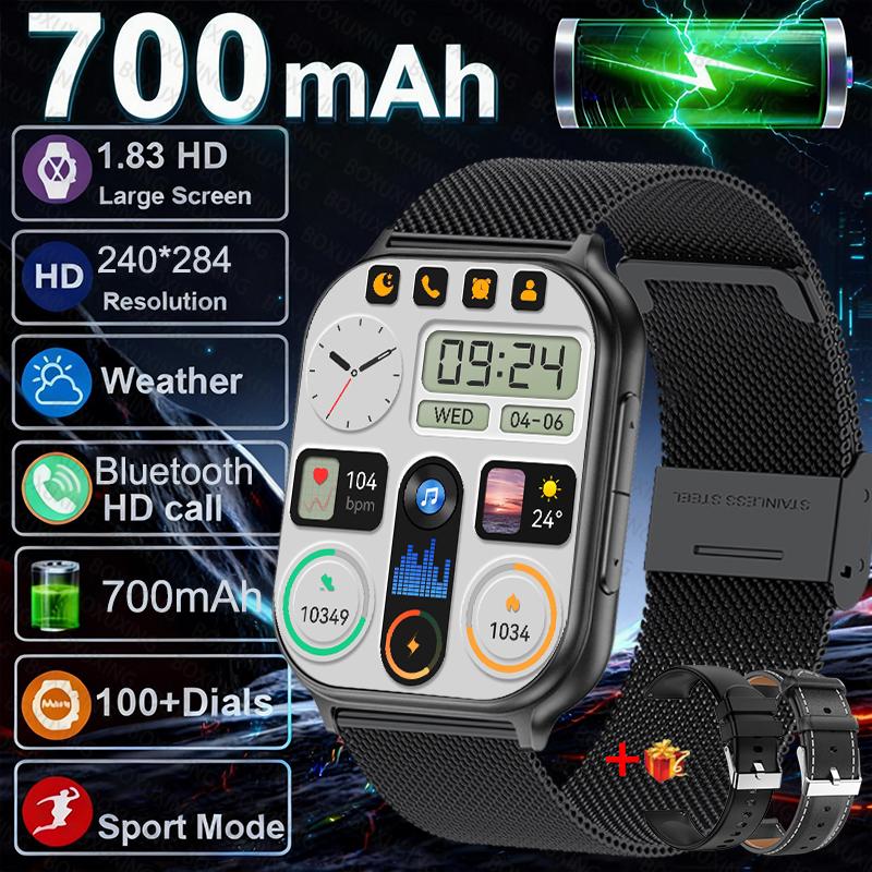 Global version Watch 5 Bluetooth Call GPS Tracking Heart rate Blood oxygen IP68 Waterproof Sport Fitness Smart bracelet Unisex