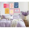 6Pcs Pink Blue Mental Health Wall Art Boho Therapy Office Wall Decor Motivational Psychology Painting Pirational Positive Quotes Poster Prints for