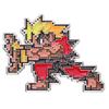 Fighter Fashionable Street Game Cartoon Brooch Pin With Eyecatching Flame Details